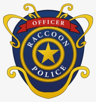 Racoon Badge By Ploterka - Logo Raccoon Police Department #5118278