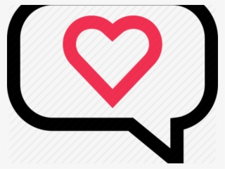 Heart Icons Chat - Heart In Text Bubble #5118608