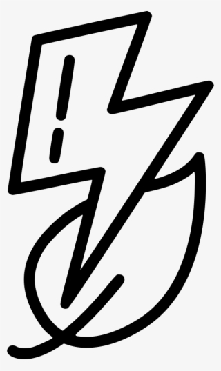 Electricity Green Leaf Comments - Icon #5119377