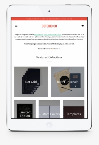 Recent Freelance Developer Project On Tablet For Dotgrid - Freelancer #5120947