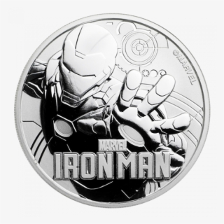 1 Oz Marvel's Ironman Silver Coin Front - Iron Man #5121576
