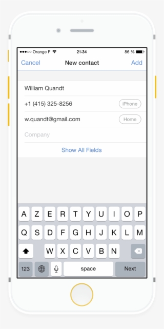 Add, Edit & Share Contacts - Florida Gators Solid Iphone 7 Case, Multi #5121637