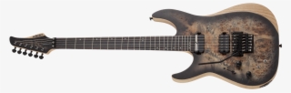 Schecter Reaper-6 Fr S Lh Left Handed Satin Charcoal - Schecter Reaper 7 #5123156