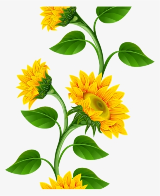 Clipart De Girassol Para Montagens Digitais Cantinho - Sunflower Flower Clip Art #5123795