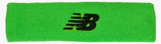 Nb Terry Headbands Neon Green - New Balance #5124407