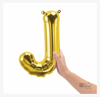 J Gold 16″ Foil Balloon - Rose Gold Letter J Balloon - 16" Foil (each) #5126419