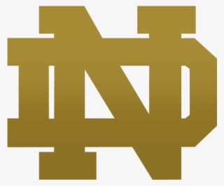 Gold Notre Dame Logo Png #5128018
