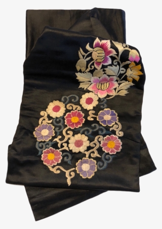 Japanese Obi Floral Embroidered - Artificial Flower #5128073