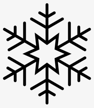 Png File - Outline Of Snowflake #5130220