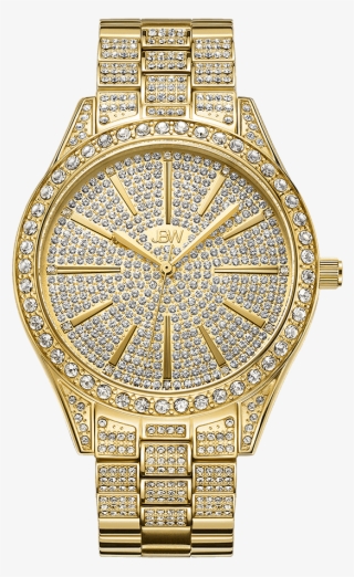 Jbw Cristal J6346a Gold Diamond Watch Front #5130776