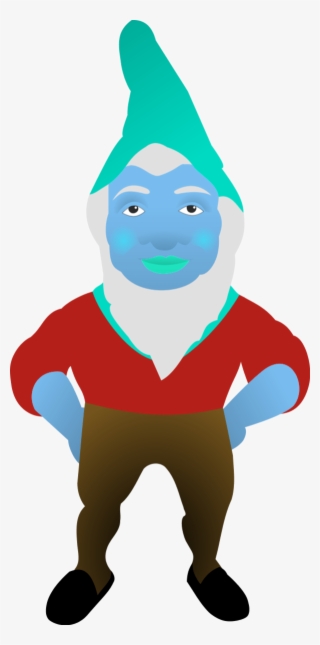 Santa Clause Standing With Hands In Waste - Garden Gnome Clipart #5133800