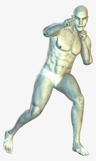 Four Frames From The Finished "boxeur Anim" Renderd - Figure Drawing #5134588