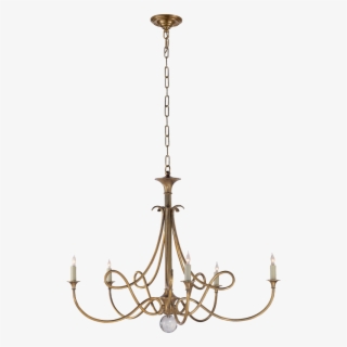 Double Twist Large Chandelier In Hand-rubbed Ant #5135779