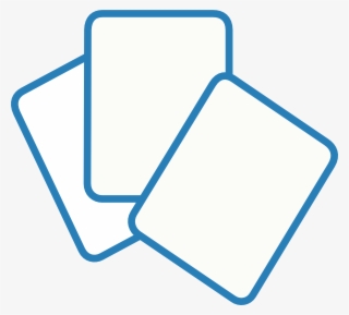 How To Set Use Card Deck Blue Svg Vector #5137291
