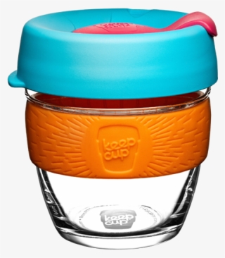 Cloudburst - Keepcup Brew Band Glass 227ml Reusable Coffee Cup Fennel #5137739