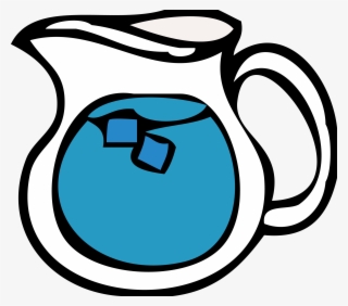 Ice Cartoon Glass Cooled Kettle Transprent Png - Cartoon Water Jug Png #5137965