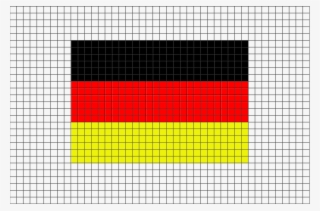 Flag Of Germany Pixel Art From Brikbook - German Flag Pixel Art #5139431