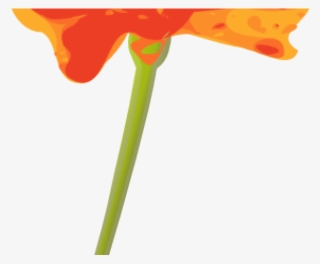 Orange Flower Clipart Mexican Flower - Orange Flower Clipart #5140957