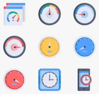 Speedometer & Time - Road Sign Icon #5141199