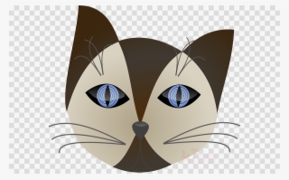 Cartoon Faces Siamese Cat Clipart Siamese Cat Havana - Emojis Anime Discord #5142083