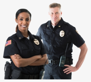 Our Commitment To Our Community - Police Officer Male And Female #5142088