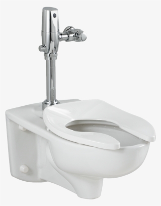 Afwall Toilet With Selectronic Exposed Battery Flush - Wall Mount Flush Valve Toilet #5142601