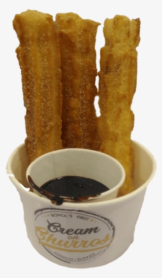 Churros With Dip - Cream On Churros #5143023