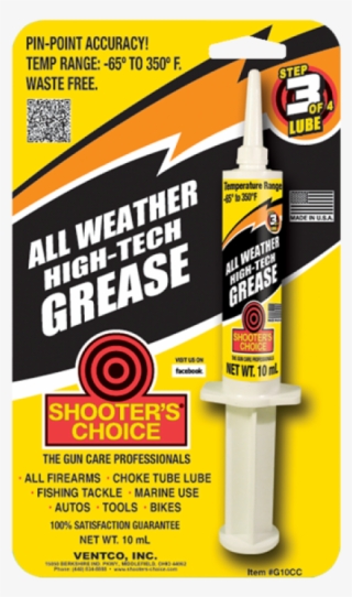 Shooters Choice Synthetic All Weather High Tech Gun - Shooters Choice Grease Syringe 12pk #5143586