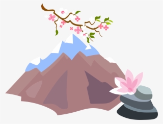 Mount Fuji Clipart Kabundukan - Water Lily #5144043