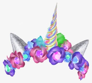 Unicorn Flowercrown Nice Butiful Gems Flowers Unicorncr - Baby Toys #5145088
