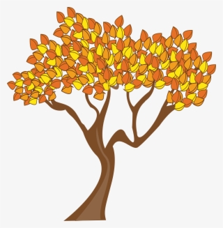 Graphic Download Autumn Trees Clipart - Tree In Autumn Clipart #5145147