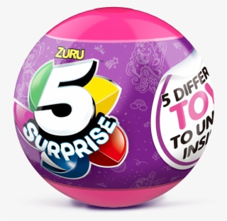 5 Surprise Unboxing Challenge Peel And Reveal Five - Zuru 5-surprise Mystery Ball #5145249