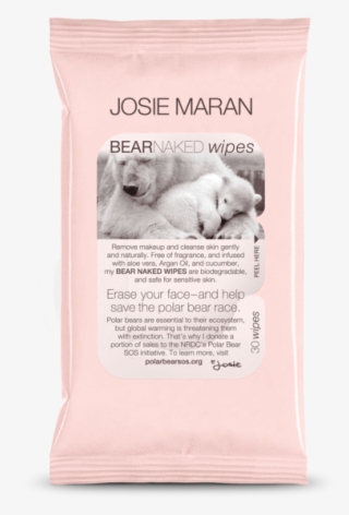 Bear Naked Wipes - Josie Maran Bear Naked Wipes 8 Wipes #5145454