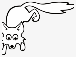 Arctic Fox Clipart - Fox Clip Art Black And White #5145553