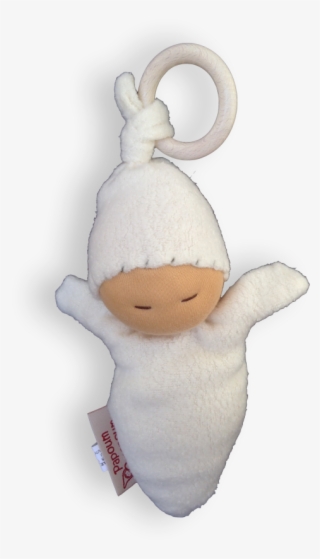 Sweet Pea Baby With Hardwood Teething Ring - Michigan #5145751