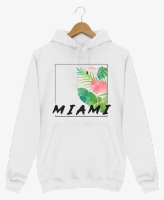 Hoodie Men Miami By Koios Design - Tropische Ananas-flamingo-babypartyeinladung Karte #5145886