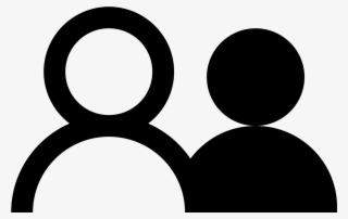 The Icon Shows Two Human-like Silhouettes From The - Selected Icon #5146340