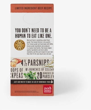 The Honest Kitchen Limited Ingredient Beef Recipe Dehydrated - Flyer #5147633