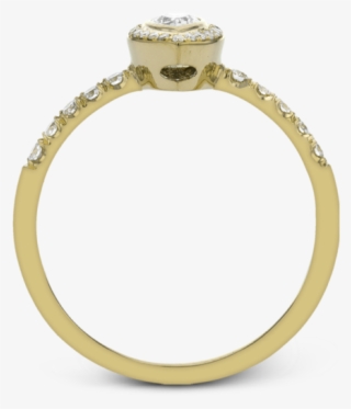 Romantic Petite Pear Halo Ring #5148207