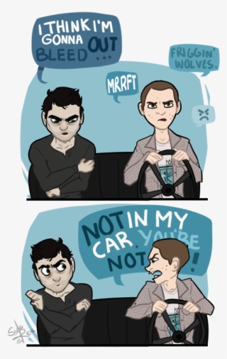 Fanart Teen Wolf Stiles Stilinski Derek Hale Twxmas - Teen Wolf Season 4 Fan Art #5149162