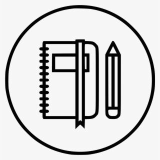 Png File Svg - Pencil And Book Icon Png #5150167