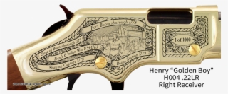 Daniel Boone Limited Edition Engraved Rifle - Henry Golden Boy Vietnam #5153985
