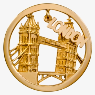 Nikki Lissoni London Dangle Medium Gold Plated Coin #5154105