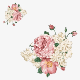 Vector Free Moutan Watercolor Painting Clip Art Pink - Lucky Flower Wall Stickers Art Decal Home Decor #5155798