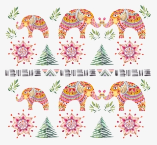 Grain Elephant Cartoon Background #5156032