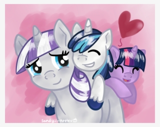 Sandy Apples, Colt, Cute, Filly, Heart, Safe, Shining - Twilight Sparkle Shining Armor Fanart #5157884