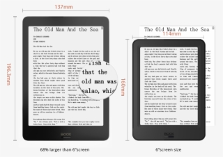 8 Inch E Ink Carta™ Display With Highest Resolution - Boox #5159645