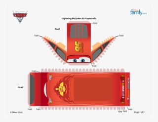 Kit Aniversário Personalizados Tema "carros Da Disney" - Disney Papercrafts Cars 2 #5160404