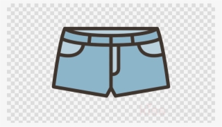 Jean Shorts Clip Art Clipart T-shirt Shorts Clip Art - Shorts Icon Png #5162117