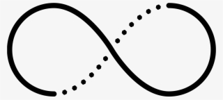 The Icon For Infinity Is A Large, Vertical Eight - Line Art #5162217
